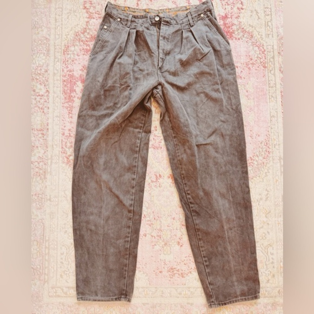 Men's Vintage Black Denim Jeans